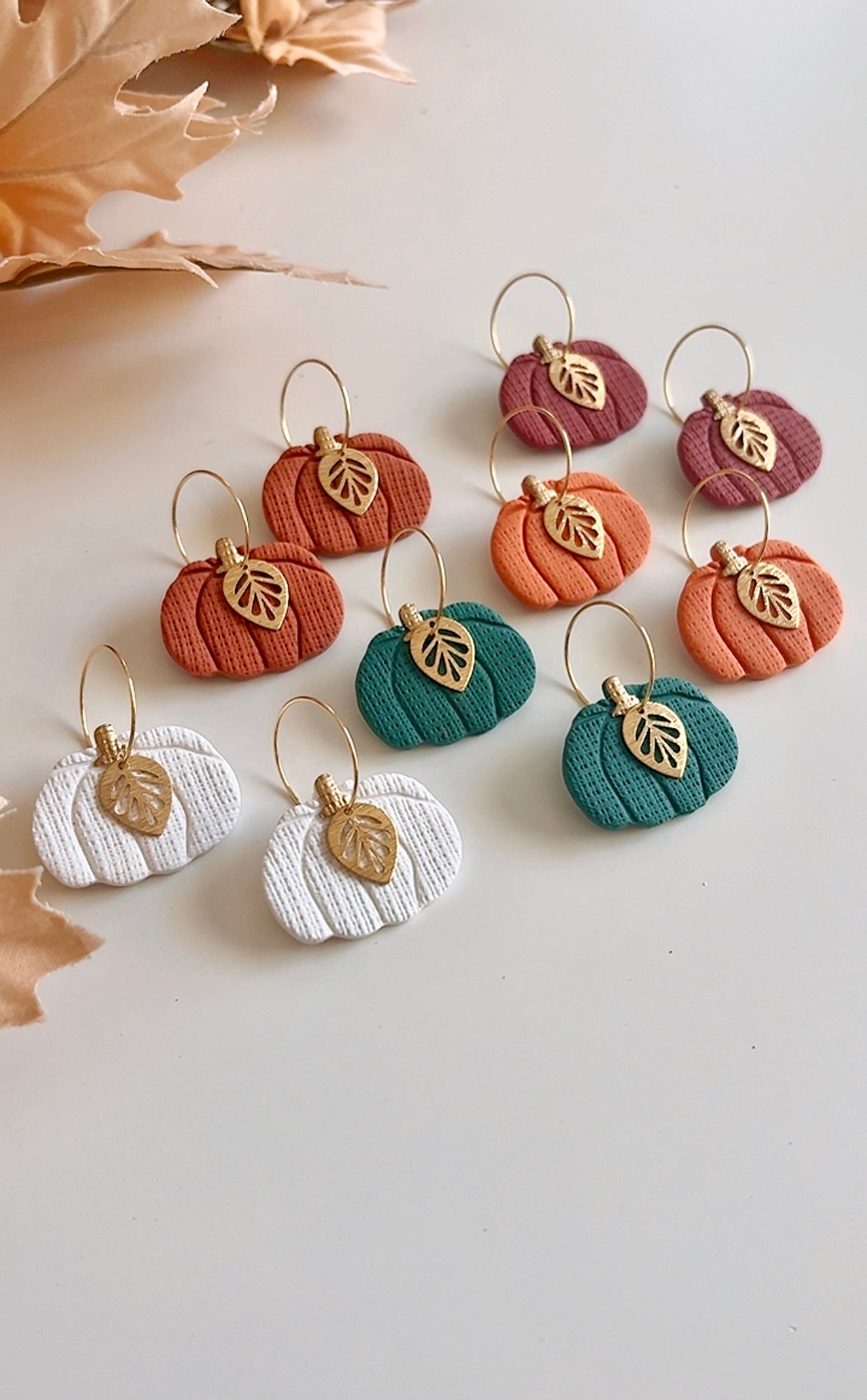 Women Pumpkin Hoops
