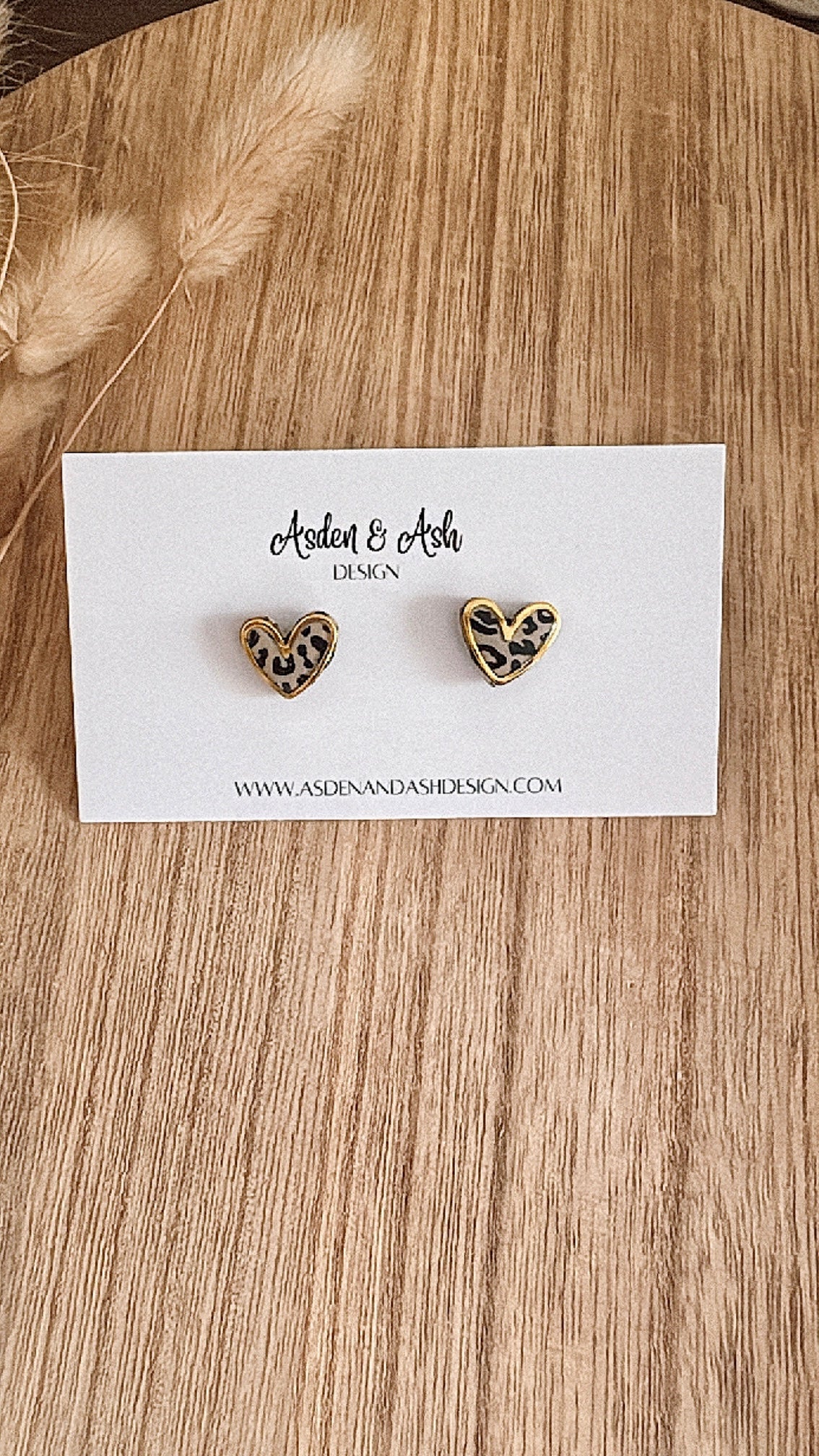 Gold Trimmed Hearts