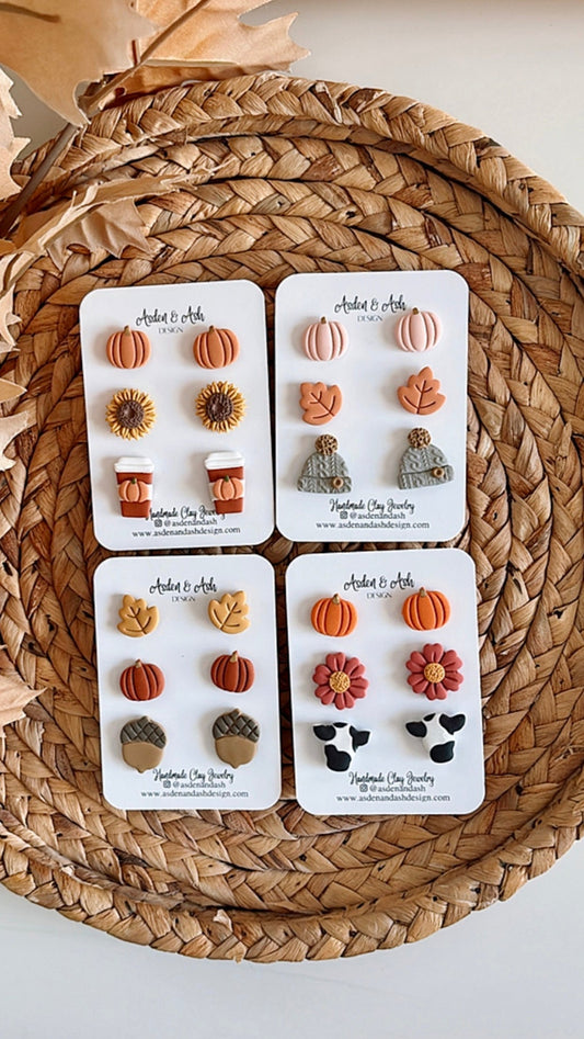 Fall Triple Stud Sets