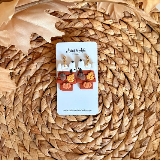 Festive Fall Doghouses