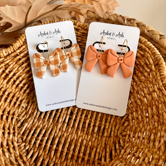 Fall Bow Hoops
