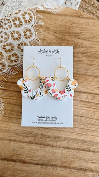 Spring Floral Dangles