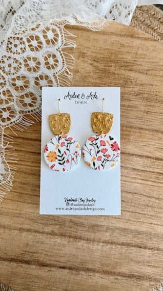 Spring Floral Dangles