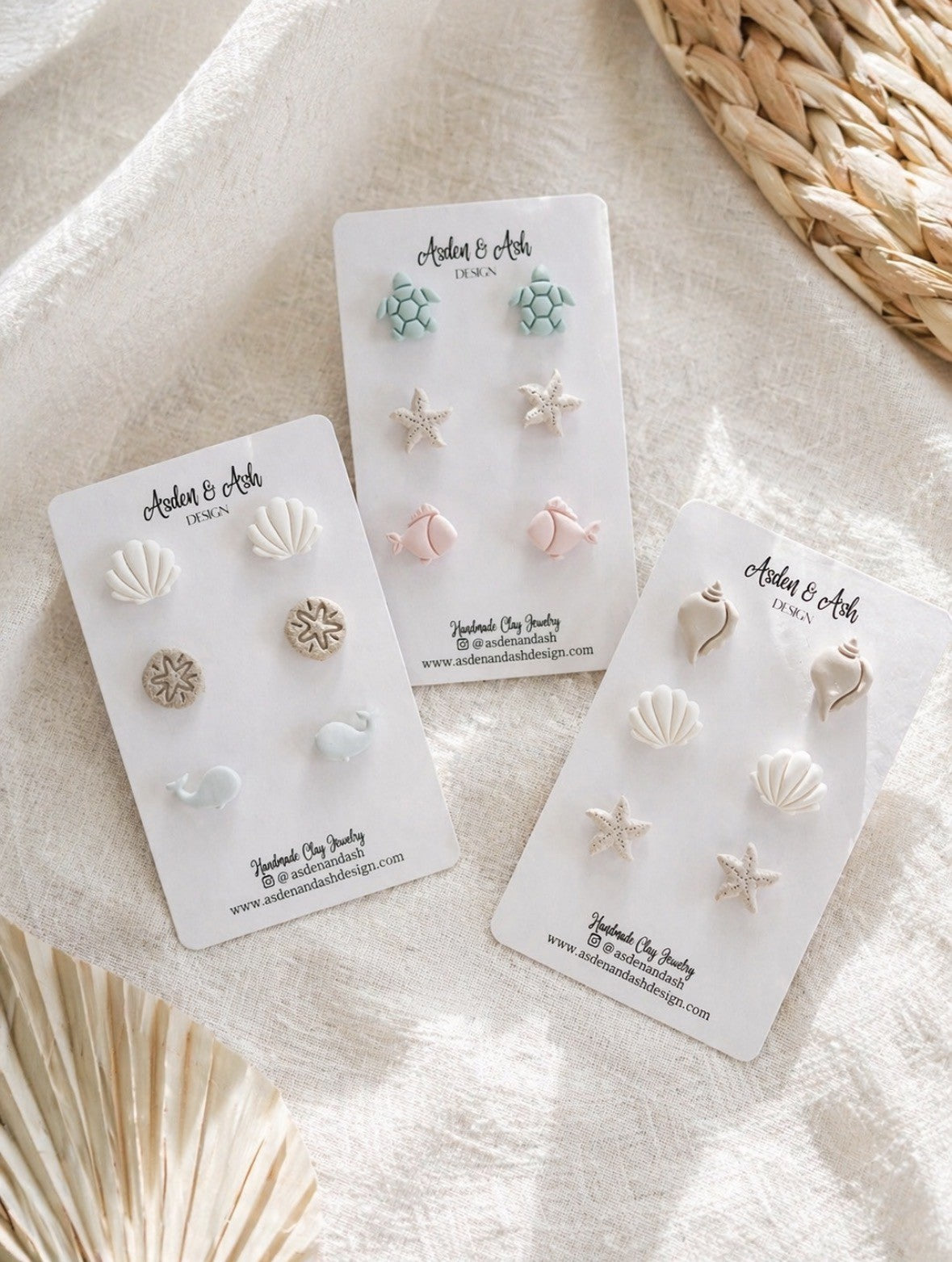 Coastal Trio Stud Set