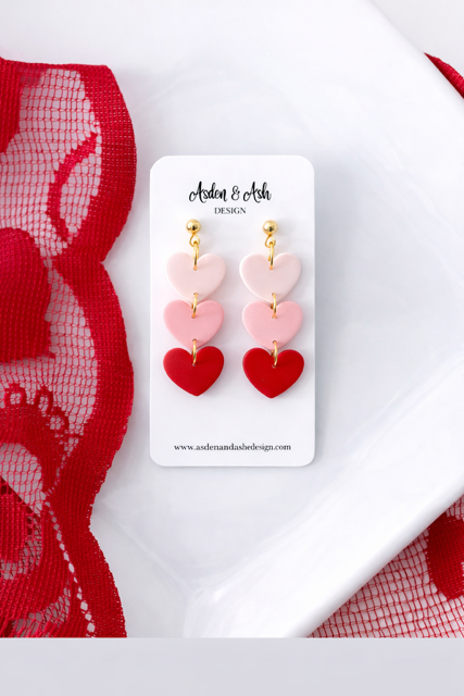 Heart Ombre Dangle