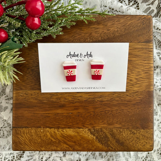 Peppermint Latte Studs