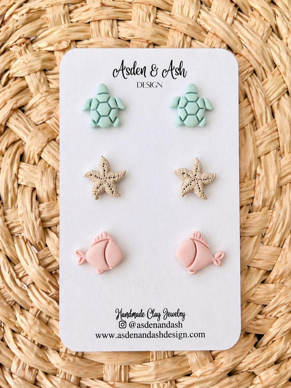 Coastal Trio Stud Set
