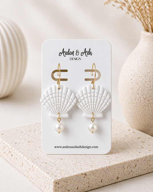 Scallop Shell Hoops