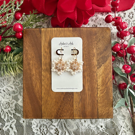 Snowflake + Charm Hoop